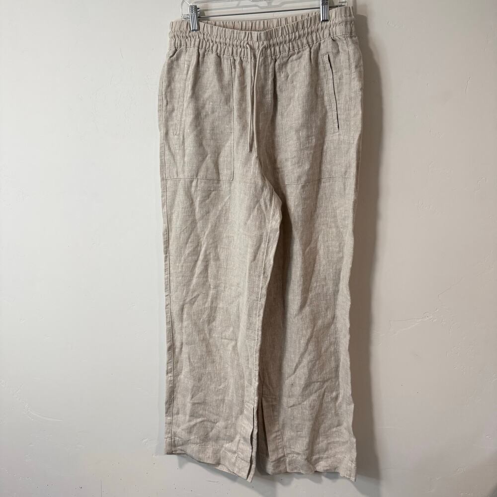Athleta Beige Wide Leg Pants